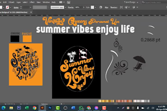 custom streetwear and fashion typography t shirt design for pod platforms