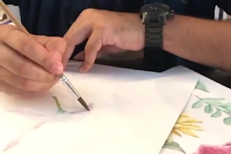 create watercolor pattern designs