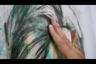 create charcoal abstract portraits for your project