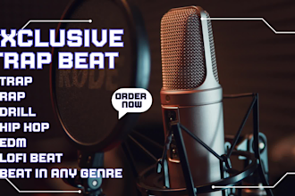 make high quality rap beat exclusive beat lofi music  synthwave remark any song
