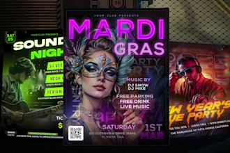 create eye catching animated motion graphics for event,party flyer sports flyers