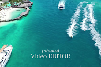do professional video editing, youtube video editor