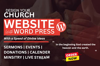 church website, nonprofit website, ministry, charity, wix, squarespace, godaddy