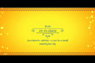 design indian wedding invitation video for whatsapp