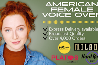 record your american female voice over