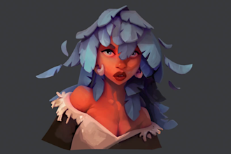 create 3d character models for games, animation and 3d printing