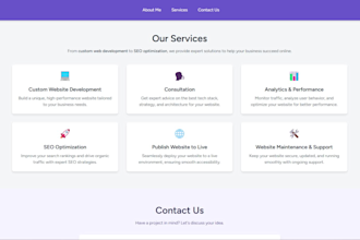 able to develop responsive and functional website