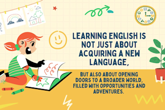 be the english teacher for your kid