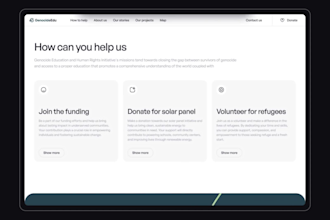design wix charity website wix ngo website 501c3 website wix nonprofit website