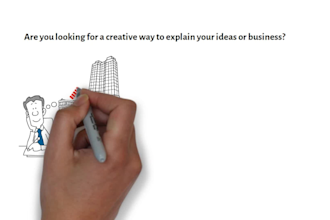 create a custom whiteboard animation and explainer doodle video