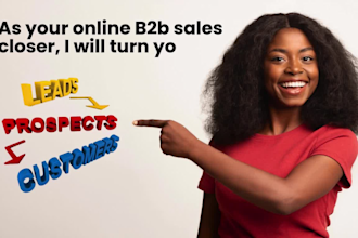 be your online sales closer sales rep salesperson telemarketing b2b sales agent