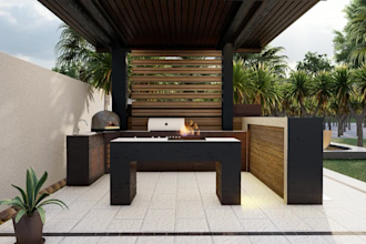 design backyards, gardens, patio, pool and do 3d rendering
