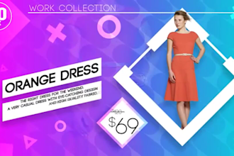 create fashion sales video ads for facebook or instagram