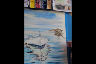 illustrate anything in watercolor style