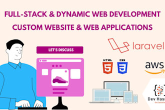 make web application in laravel