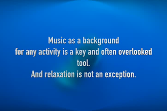 make calming music for yoga, meditation or wellness podcast