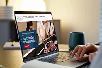 design a professional clinic, medical or dental website with booking system