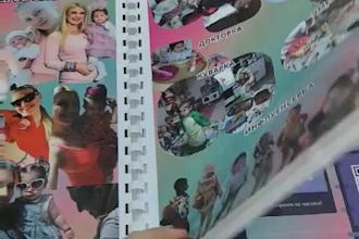 create a personalized memory album with photos, videos, and qr codes
