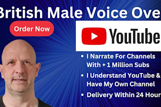 be the voice of your youtube channel to help your success