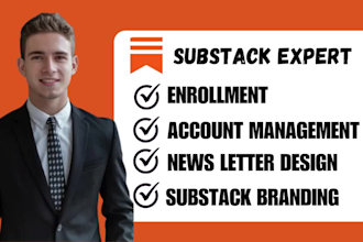 setup substack account design substack template substack newsletter  publication