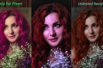 do product color change or remove and photo retouching