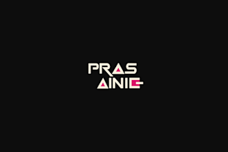 make cinematic text animation like squid game intro