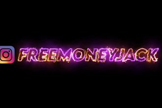 animate a social media overlay with neon and saber effects