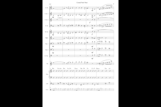 arrange and compose music for various ensembles