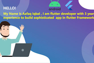develop  your android and ios mobile app using flutter within 24 hrs