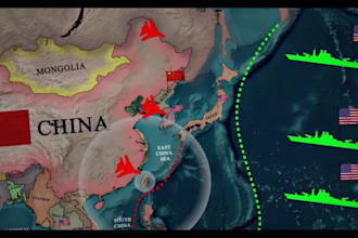custom map animation with motion tracking for vox type explainer and documtaries