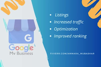 do google my business listing, optimization and ranking