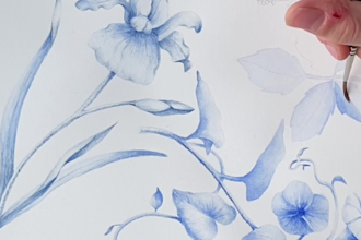 design watercolour seamless pattern for print fabric textile