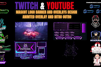 create unique gaming overlays and custom intro or outro videos for your stream