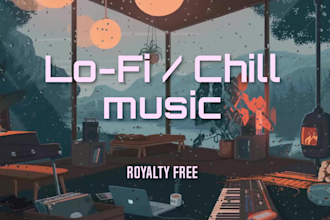 produce original lofi chill music for you