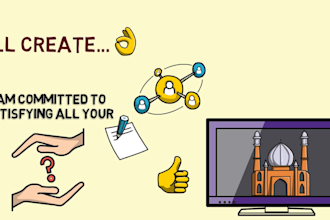 create an islamic 2d animated explainer or whiteboard video