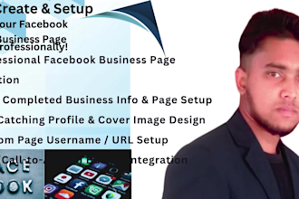 professionally create and set up your facebook business page