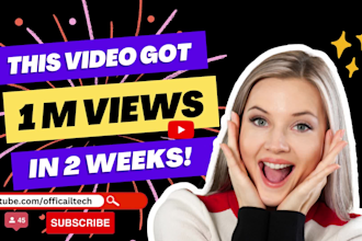 create spectacular youtube banner and logo for you