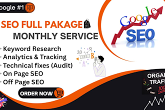 do monthly SEO services for climb to the top of google search results