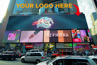 advertise your logo or brand on a new york times square billboard