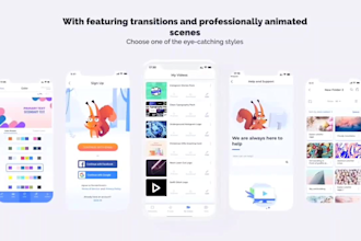 make app or website promo video