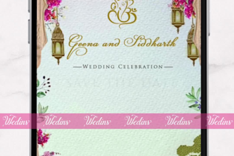 make a custom text  based invitation