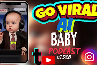viral ai baby video podcast baby talking podcast talking avatar ai podcast 24hrs