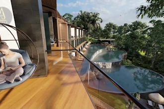 do architectural 3d rendering videos, realistic walkthrough short film