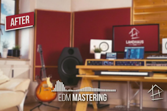 do a high professional edm and house mastering