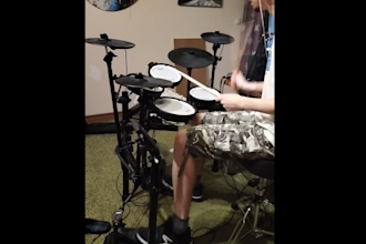record a metal drums on electric kit