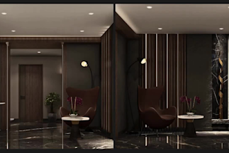 do 3d architectural visualization, 3d cabin design, landscape modular