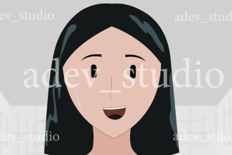 make custome 2d animation in GIF or mp4 format