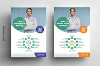 design technology flyer, company profile flyer and brochure