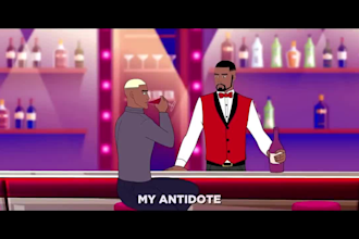 2d animated music video, 2d music vide0, cartoon music vide0 animation