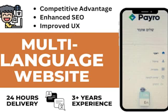 convert your website into multi language react website